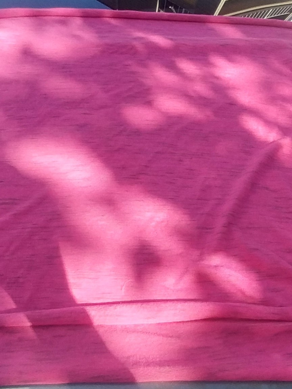 le château Bright Pink Ribbed Knit Infinity Scarf.